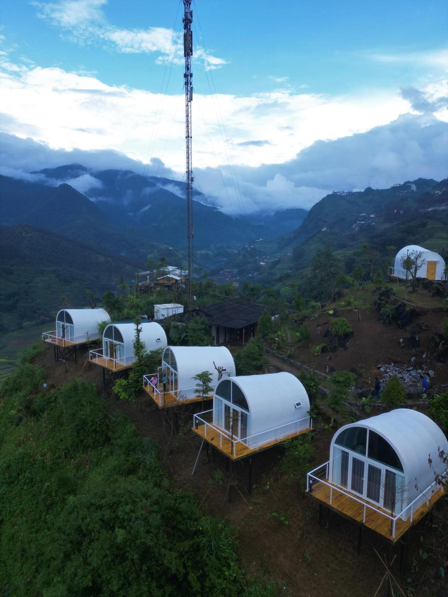 Phansi - Glamping, View Point 360, Bar & Bbq ซาปา ภายนอก รูปภาพ