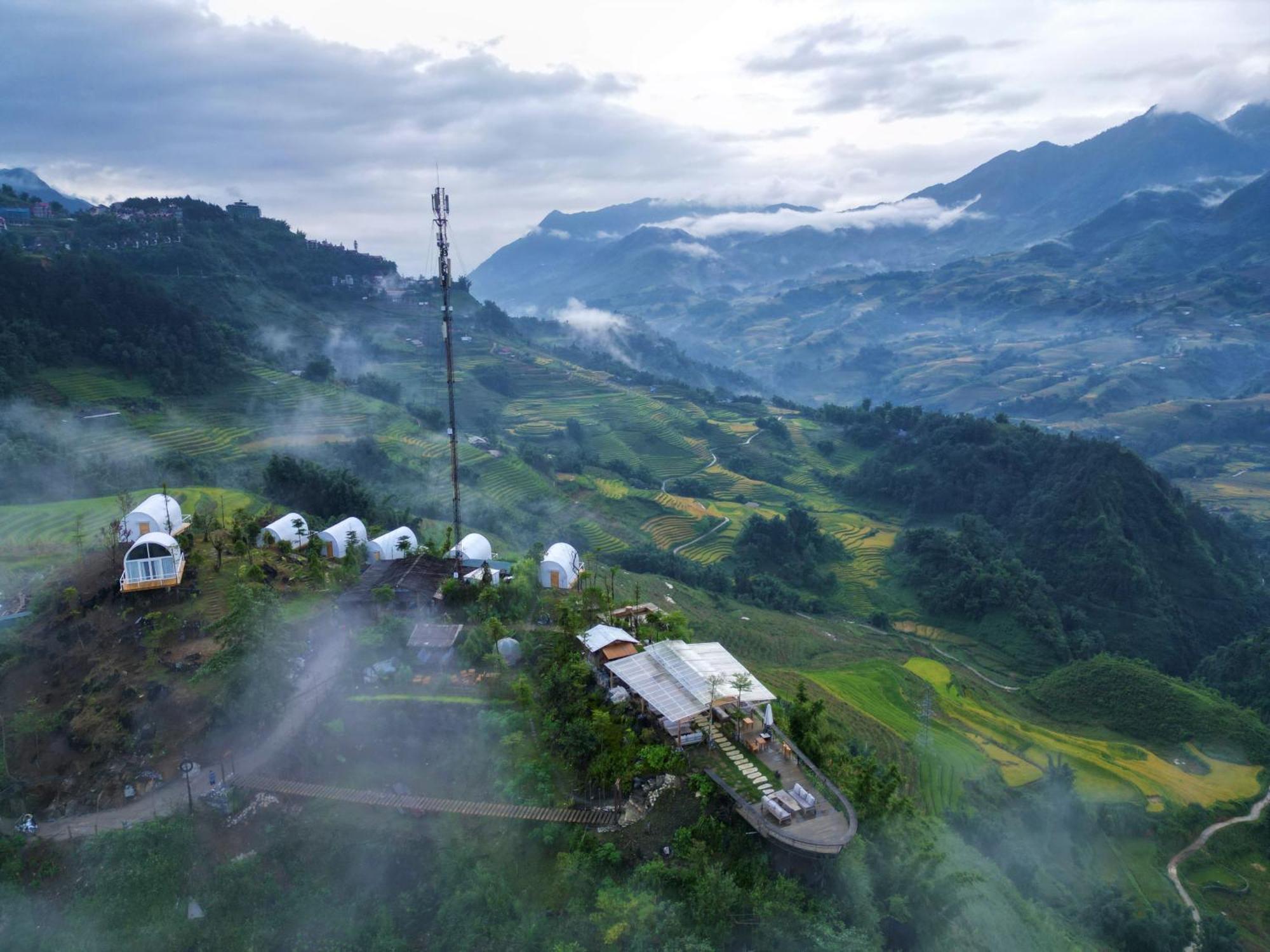 Phansi - Glamping, View Point 360, Bar & Bbq ซาปา ภายนอก รูปภาพ