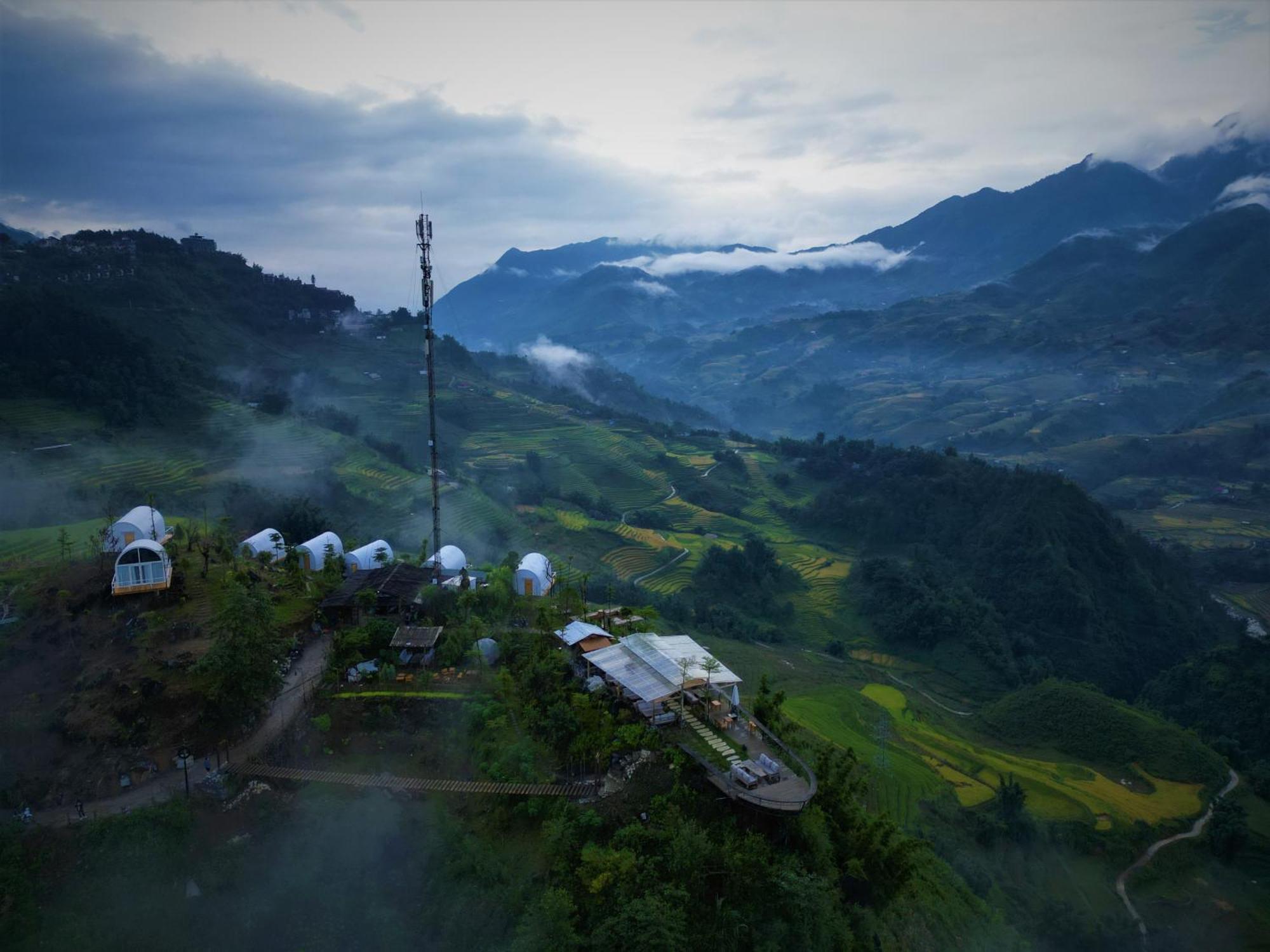 Phansi - Glamping, View Point 360, Bar & Bbq ซาปา ภายนอก รูปภาพ